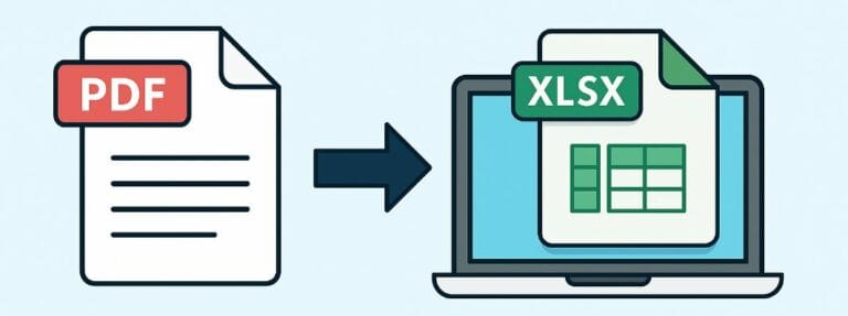 Cómo Convertir PDF a Excel 1 convertir PDF a Excel online gratis